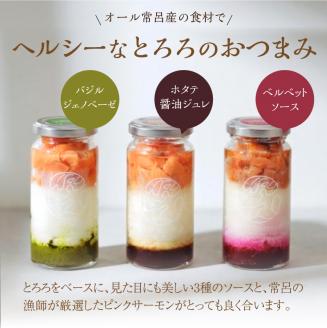 とろろのおつまみTOKORO BIANCA ～ﾄｺﾛ ﾋﾞｱﾝｶ～ ( とろろ おつまみ サーモン ホタテ バジル )【121-0009】