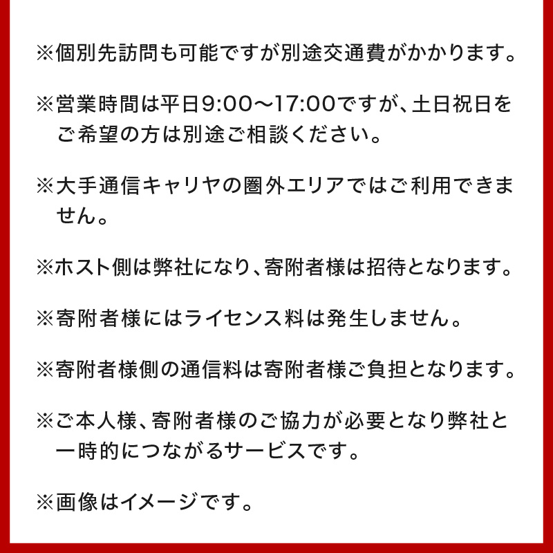 高齢者向けオンラインサービス 1回 15分間 (オンライン 面会 zoom LINE)【191-0001】