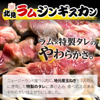 北見豚ジンギスカンセット ( ジンギスカン 羊肉 豚肉 ラム ラム肉 )【005-0010】