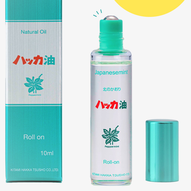 ハッカ油ロールオンタイプ 10ml×1本 ハッカ油 ミント ロールオンタイプ 携帯用 ( マスク ハンカチ おしぼり等 爽快感 キャンプ ゴルフ 釣り アウトドア )【007-0022】