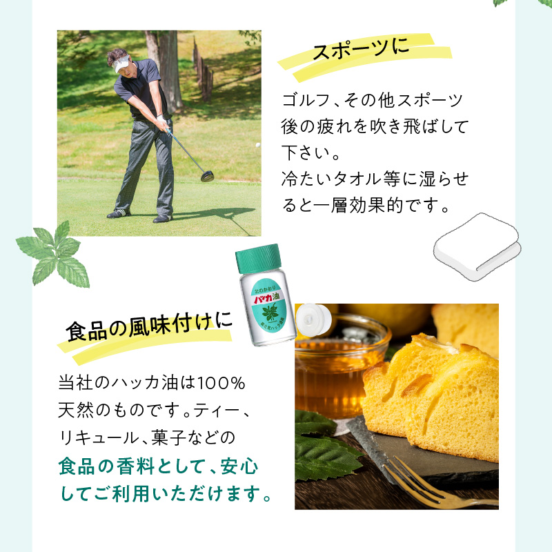 ハッカ油 ボトル 100mlとハッカ油 スプレー セット ( はっか 薄荷 ミント 爽快感 爽快 )【007-0027】