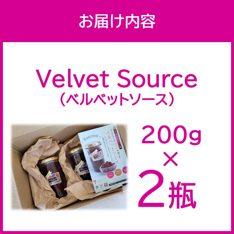 粒々食感がたまらないビーツの果肉を楽しむソース！Velvet Source ( ビーツ ソース ベルベット レッドビーツ )【184-0001】