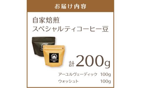 スペシャルティコーヒー 豆 200g ～北の大地にてロースターが自家焙煎したヒマラヤ（ネパール）の風薫る～【166-0002】
