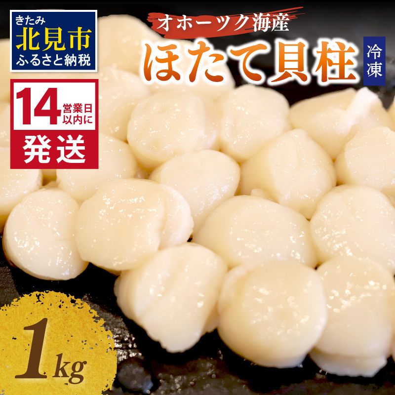 《14営業日以内に発送》オホーツク海産 冷凍ほたて貝柱 1kg 生食用 ( ホタテ ほたて 貝柱 貝 ホタテ貝柱 1000g 刺身 バター焼き 魚介類 海鮮 食品 返礼品 北海道 )【114-0069】