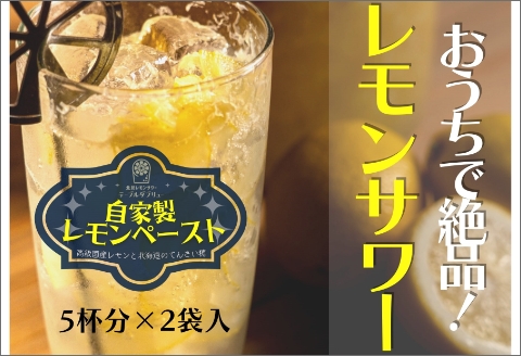 レモンサワー専門店の自家製レモンペースト ( 加工品 国産 レモン れもん ペースト レモンサワー レモネード レシピ付き )【132-0002】