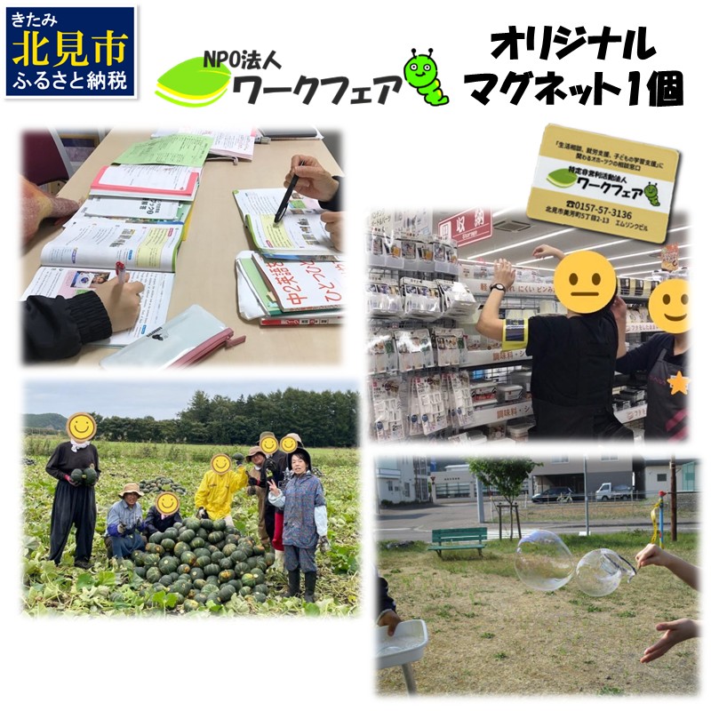 オリジナルマグネット 1個 ( あおむし 磁石 マグネット ) 【179-0001】