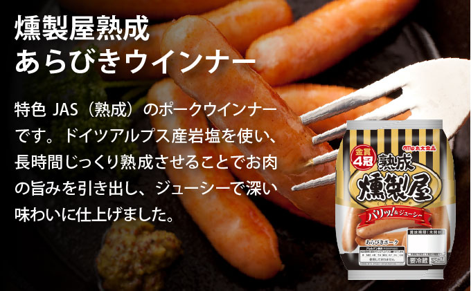 燻製屋熟成あらびきウインナー・ソーセージセットB [a145-003]