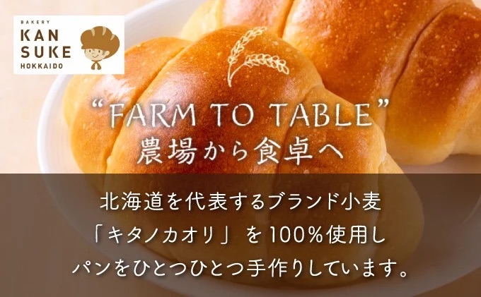 【定期便・全12回】【人気パンの福袋】『キタノカオリ小麦のフルコース』食パン1本・ロールパン5個・キタノカオリ小麦のおまかせパン10個(計16個) 1セット ×12回 ｜プレミアム小麦キタノカオリ100％ パン ぱん 食パン パン屋 自家製 朝食 おやつ 冷凍 北海道 岩見沢 [a116-027-12]