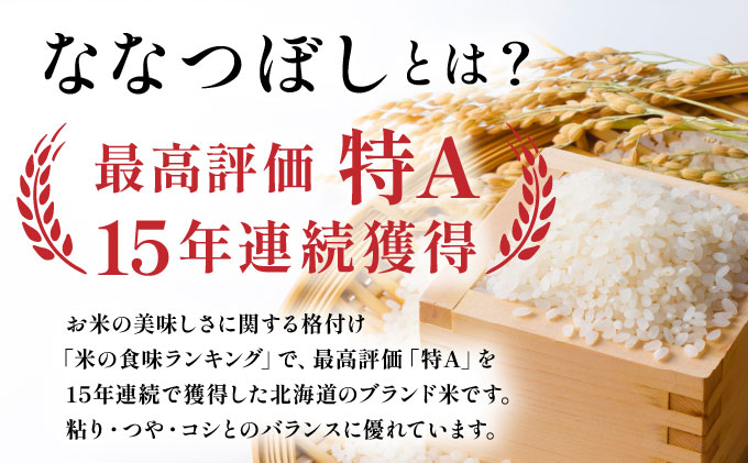 令和7年産 岩見沢産 ななつぼし 10kg (5kg×2袋) 精米 a161-001