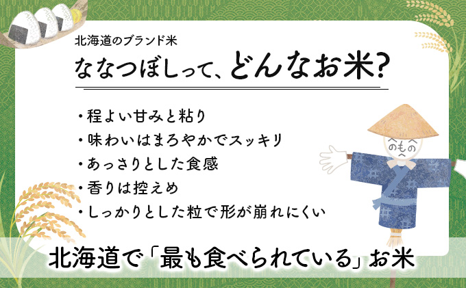 5ヶ月定期便 令和6年産北海道岩見沢産米 ななつぼし精米5kg≪沖縄・離島配送不可≫[a124-029]