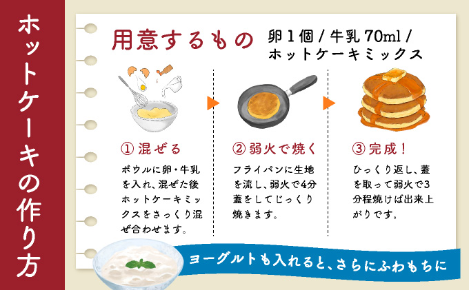 RICOのホットケーキミックス3個セット 【a149-003】