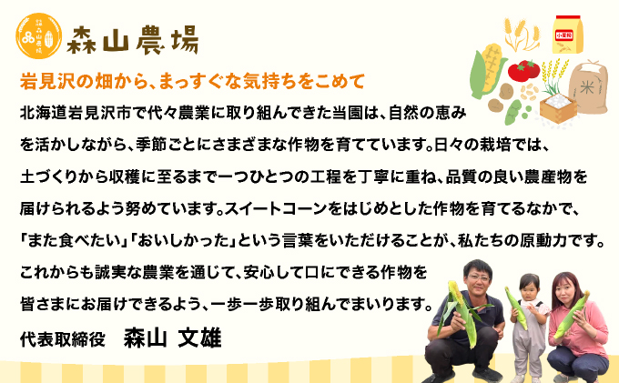 【先行予約】朝取りスイートコーン「恵味ゴールド」10本入り｜コーン とうもろこし 岩見沢市 野菜 北海道【a167-001】