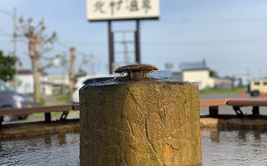 ＜2021年3月リニューアルオープン＞源泉100%かけ流しの天然温泉 北村温泉ホテル 入浴回数券【14102】[a111-002]