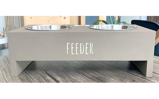 お掃除用アルカリ液　MOCLEAN(スプレーボトル＆詰め替えボトル)・ペットフードボウル(犬猫用ハンドメイド餌入れダブル)【46004】[a132-004]