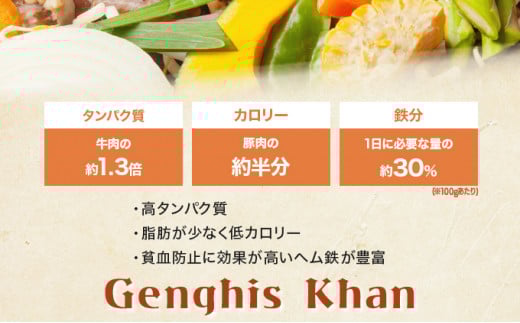 岩見沢エゾ鹿ジンギスカンセット [a141-001]