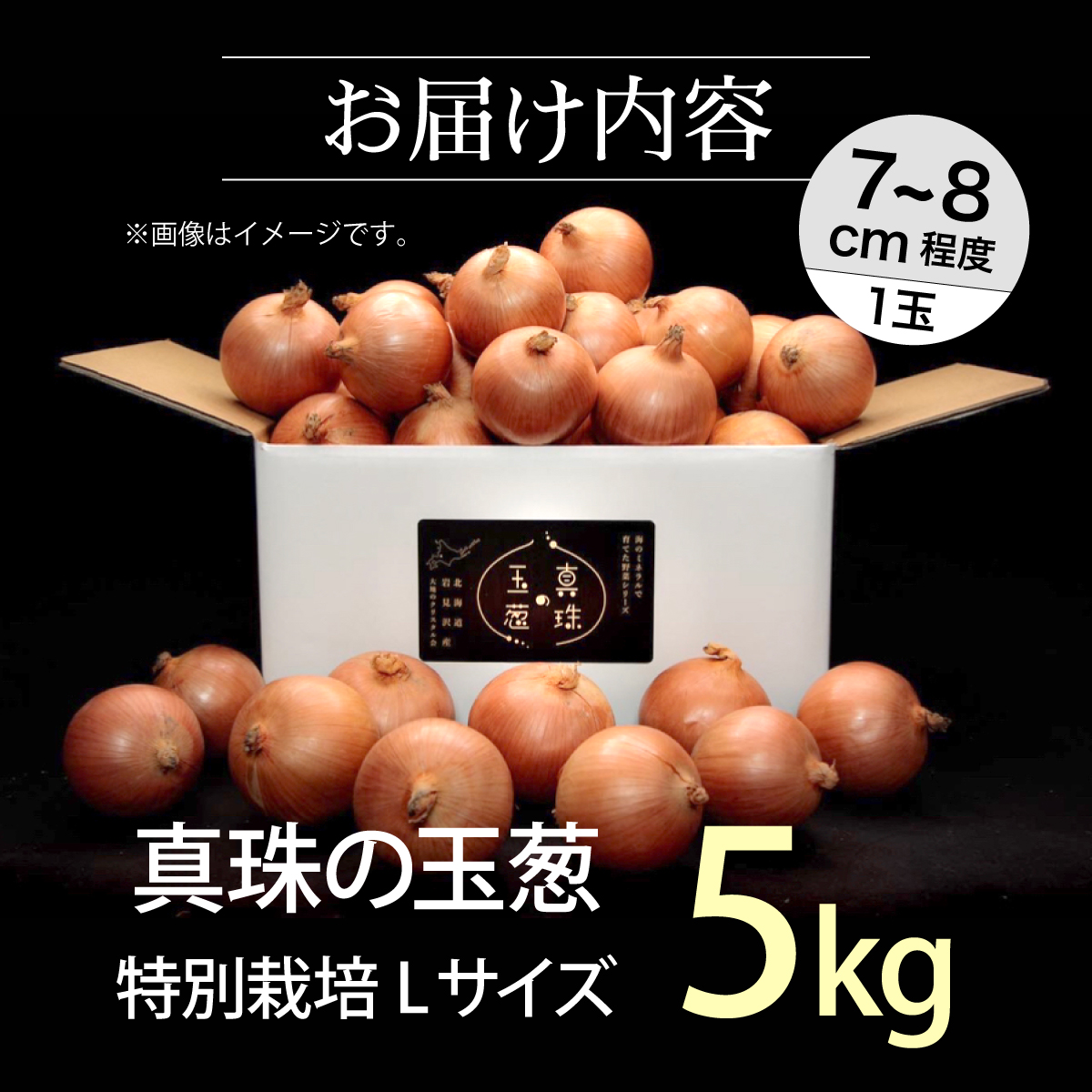 真珠の玉葱 特別栽培Lサイズ5kg ≪海のミネラルで育てた特別栽培玉葱≫【50101】[a134-001]