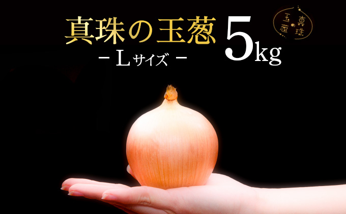 真珠の玉葱 Lサイズ5kg ≪海のミネラルで育てた玉葱≫【50103】[a134-003]