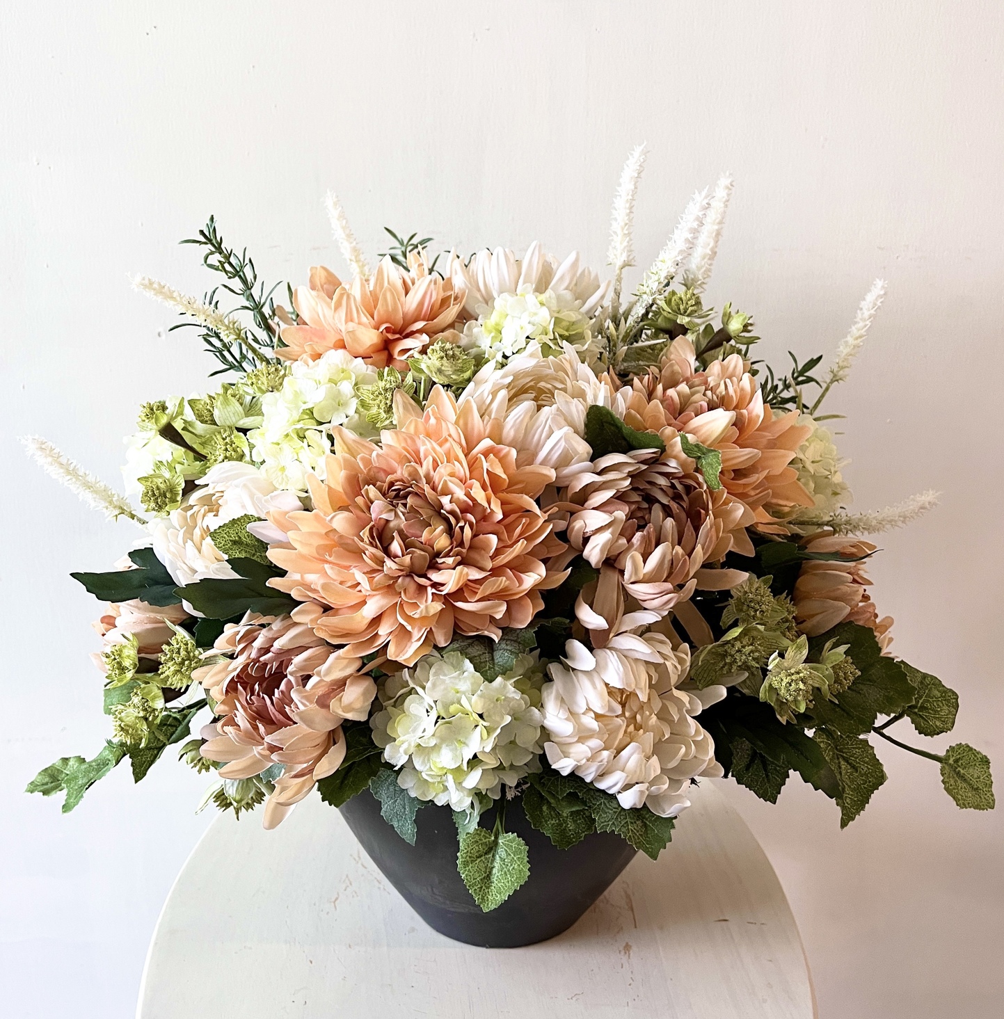 美流渡の森 アーティフィシャルフラワー・ご仏前用アレンジメント[a110-066]