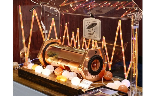 『あなたがまだ聴いたことのない響き』レインスピーカー・ウッドコーン【15008】[a112-004]