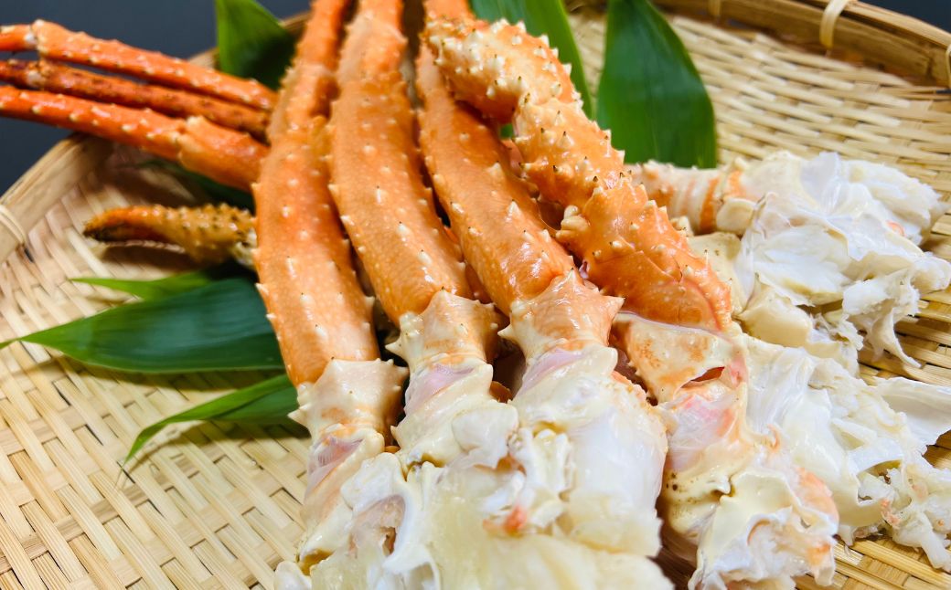 網走産幻の茹でイバラ蟹脚 約800g ABAO2202