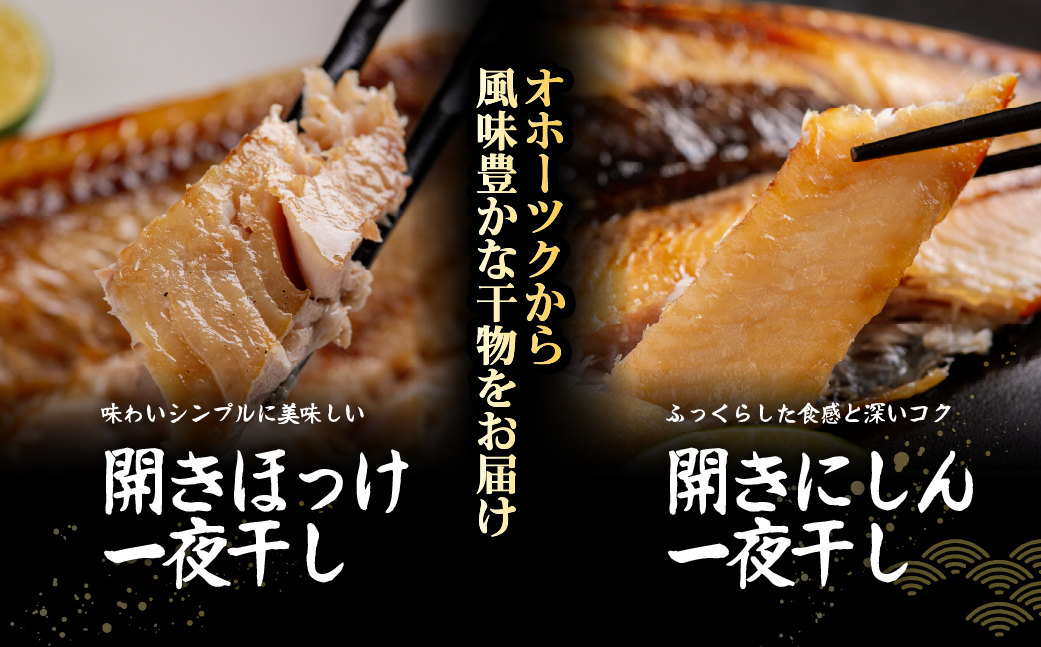 網走加工の一夜干し 4種セット ABB171