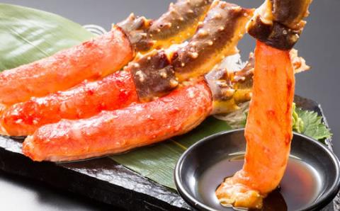 生冷凍本タラバガニポーション脚むき身 1kg【生食可・お刺身OK】（北海道産） ABE012
