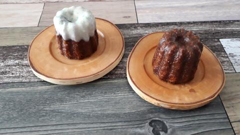 商店街の菓子店 ダニエル・ドゥ・ノウのカヌレ〈カヌレ・ド・ワタラ〉（プレーン・流氷）8個セット（網走市内加工・製造） ABU4028