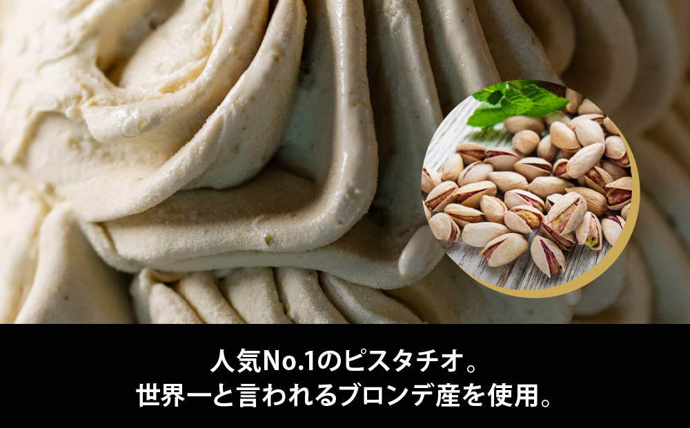 ジェラート国際大会優勝店「Rimo」2Lバットジェラート【ピスタチオ】（ファミリー向け）ABA014