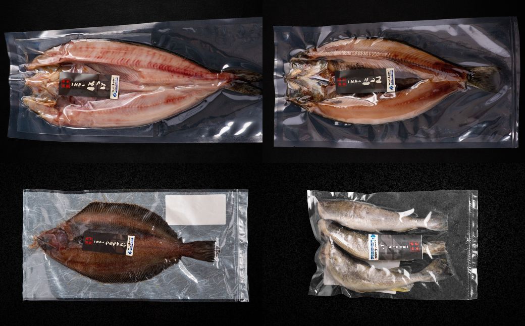 網走加工の一夜干し 4種セット ABB171