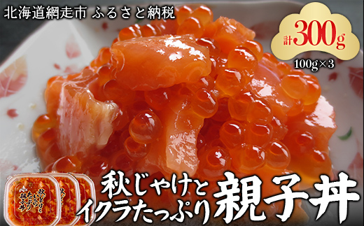 秋じゃけとイクラたっぷり親子丼100g×3 ABC036