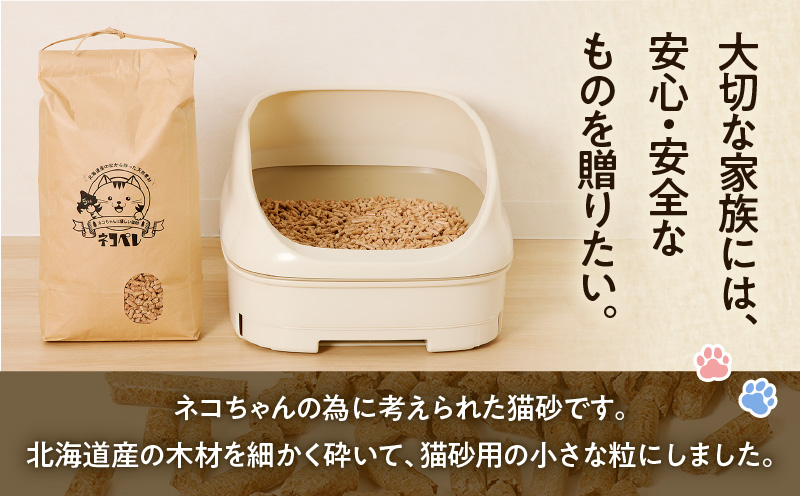 【猫砂 ネコペレ 5kg×2袋】木質ペレット 袋タイプ　T008-004