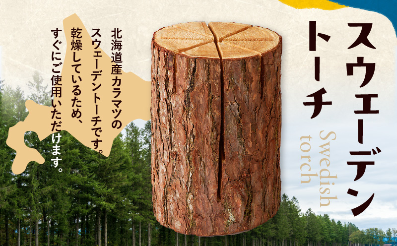 【スウェーデントーチ Sサイズ×2本】　T008-006