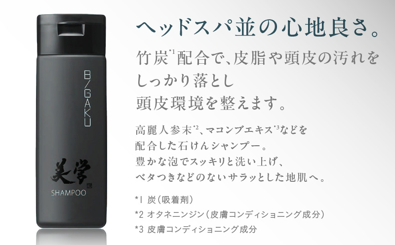 HABAメンズコスメ ブラックフォースシャンプー　T003-004