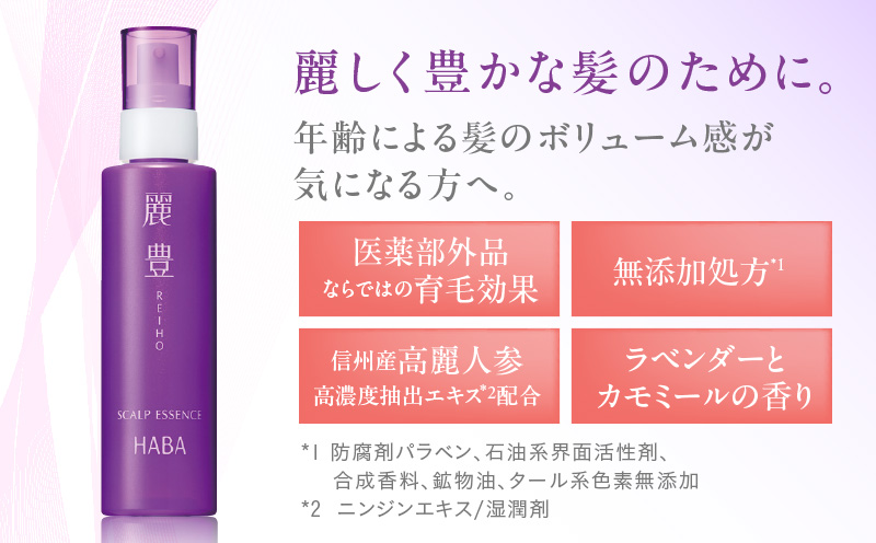 HABA 薬用 麗豊（れいほう） 女性用育毛剤 【医薬部外品】　T003-005