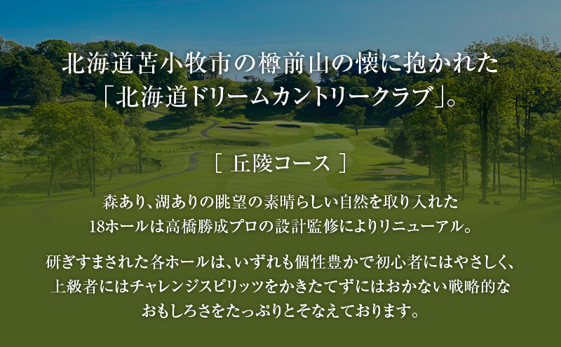 北海道ドリームカントリークラブ ゴルフ場利用券 15,000円分　T042-FT13