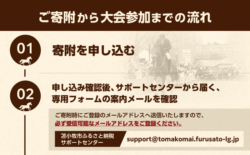 『ノーザンホースパークマラソン』 ハーフマラソン出走権利 （大人1名様）北海道 苫小牧　T023-001-01
