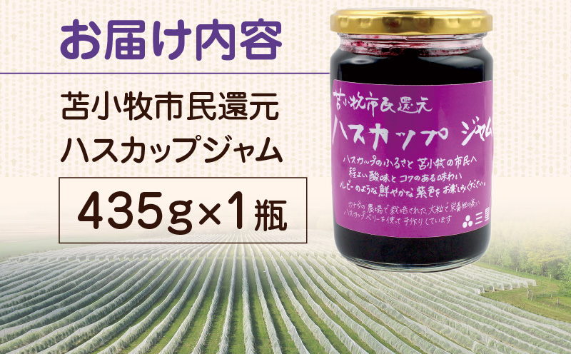 苫小牧市民還元 ハスカップジャム　T044-017