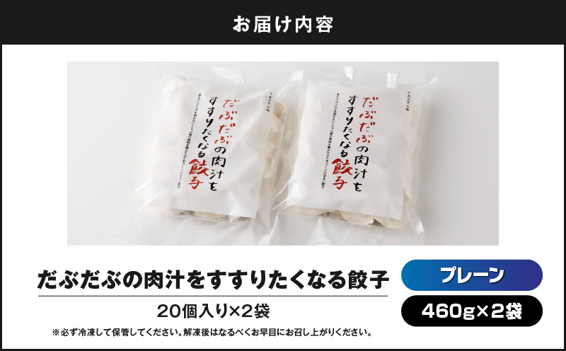 だぶだぶの肉汁をすすりたくなる餃子 40個　T060-001