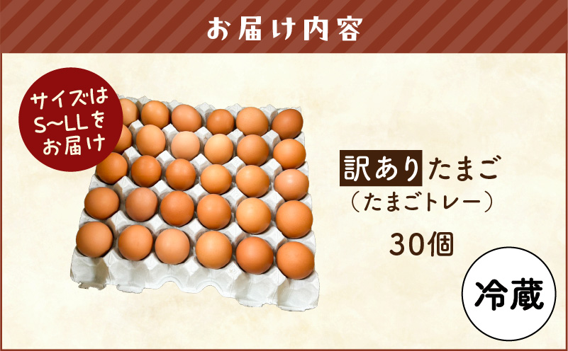 訳ありたまご　（たまごトレー）　T074-002