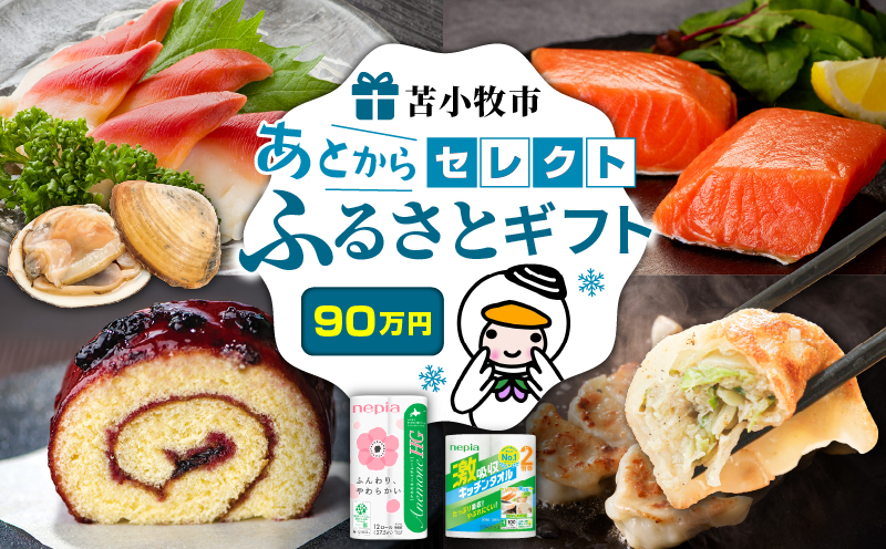 あとからセレクト【ふるさとギフト】90万円　T000-000-19