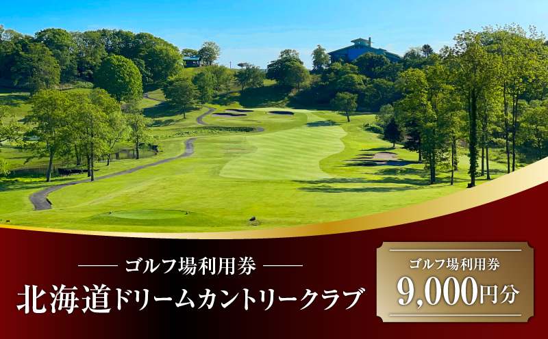 北海道ドリームカントリークラブ ゴルフ場利用券 9,000円分　T042-FT12