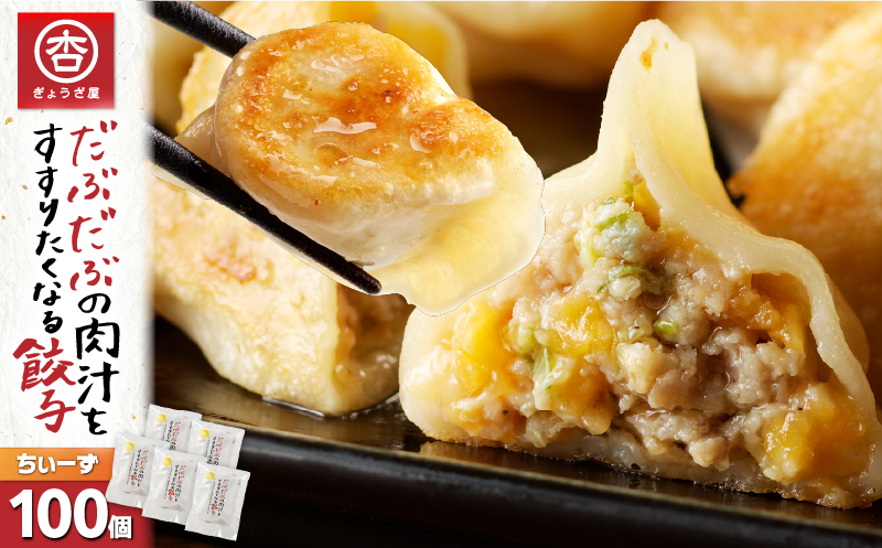 だぶだぶの肉汁をすすりたくなる餃子ちぃーず 100個　T060-004