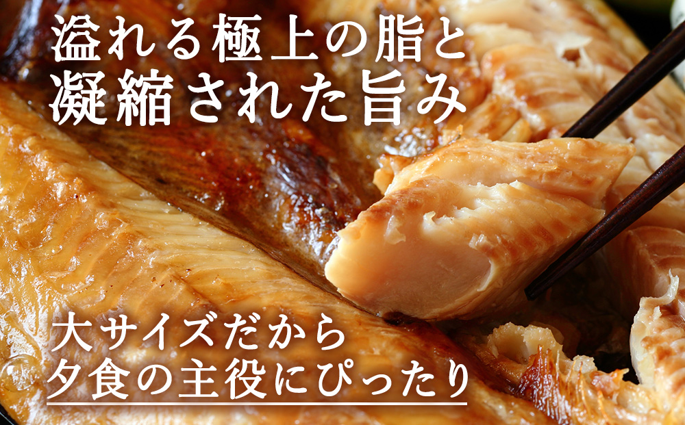 稚内産真ホッケ開き一夜干し3枚セット