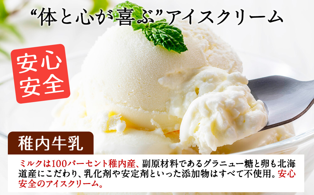 稚内牛乳 アイスクリーム コーヒー牛乳　12個セット（各90ml）