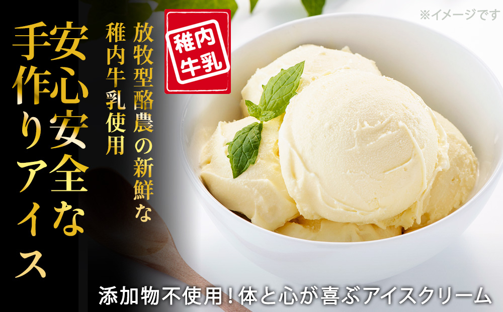 【業務用】稚内牛乳アイスクリーム2000mlバニラ×クマザサ2個セット