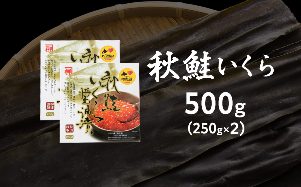 【宗谷海峡産】秋鮭いくら醤油漬け250g×2