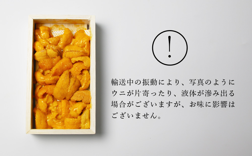 【先行予約】【厳選PREMIUM】美味しいウニは昆布の名産地にあり!生むらさきうに120g