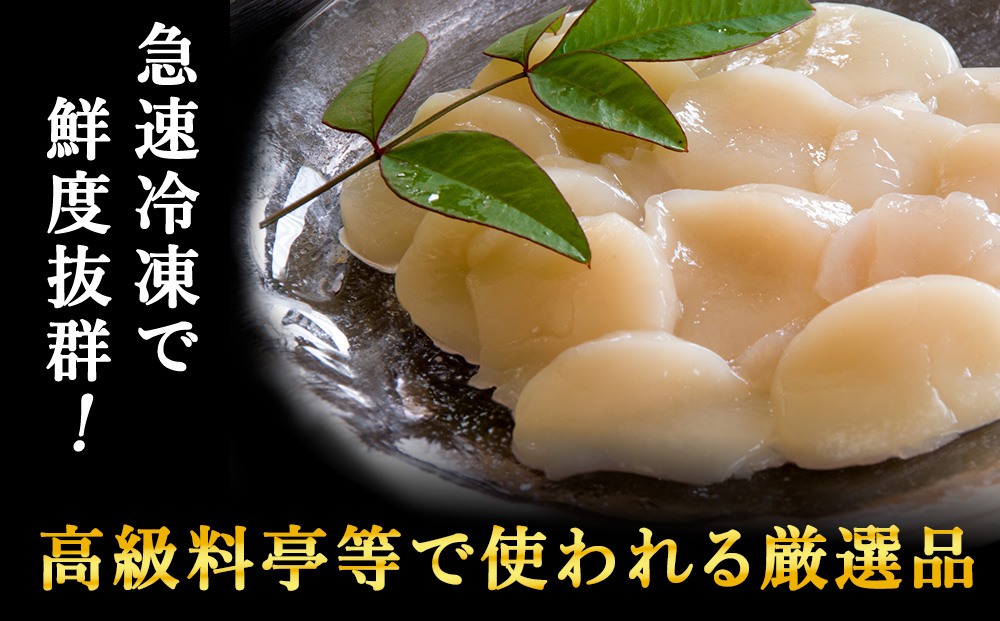 【3月発送】【厳選品】ホタテ貝柱 1kg（500×2）