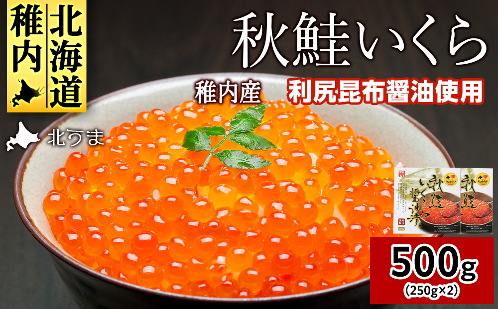 【宗谷海峡産】秋鮭いくら醤油漬け250g×2