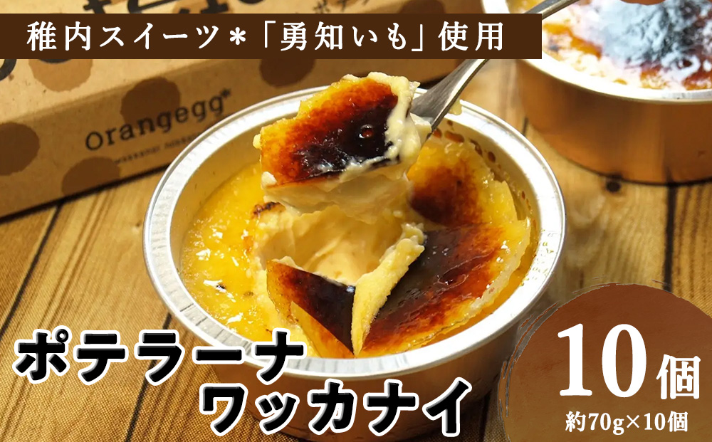 焼きプリンアイス 約 70g × 10個 北海道 ポテラーナワッカナイ